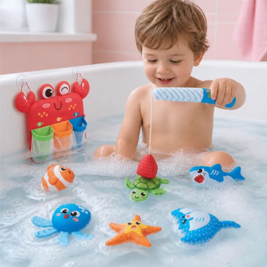 FischFang - Magnetisches Angelspiel für die Badewanne