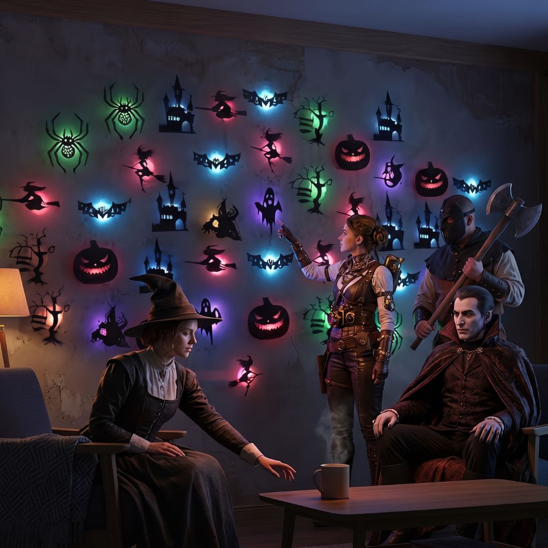 3D Wanddekoration für Halloween