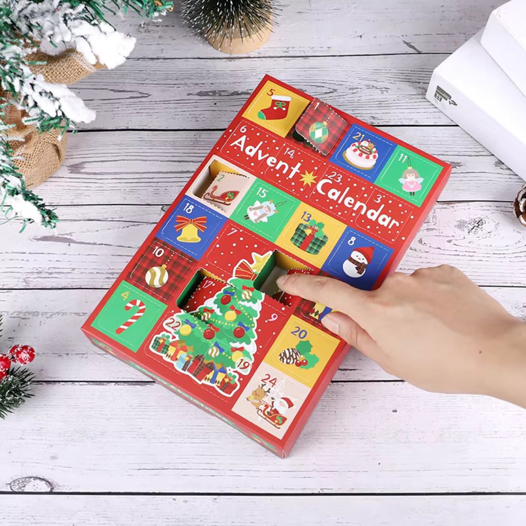 WeihnachtsBau - Adventskalender mit Bauklötzchen