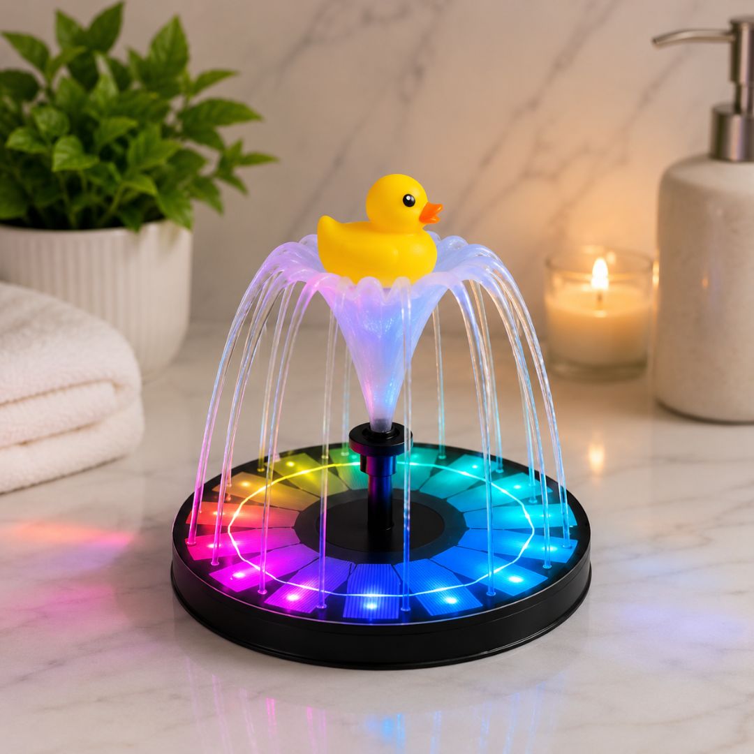 Leuchtender LED Springbrunnen für Kinder