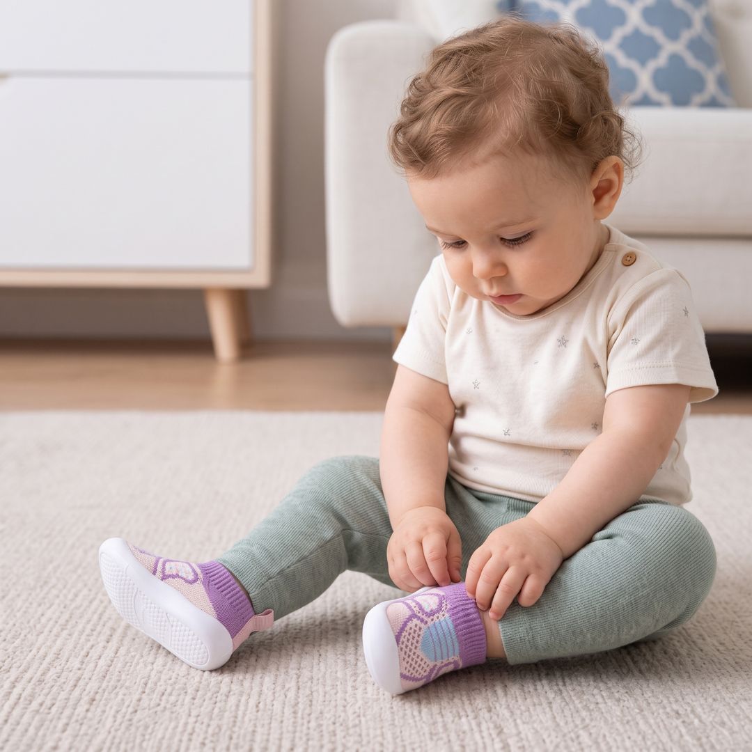 TinySteps - Rutschfeste Babyschuhe zum Anziehen