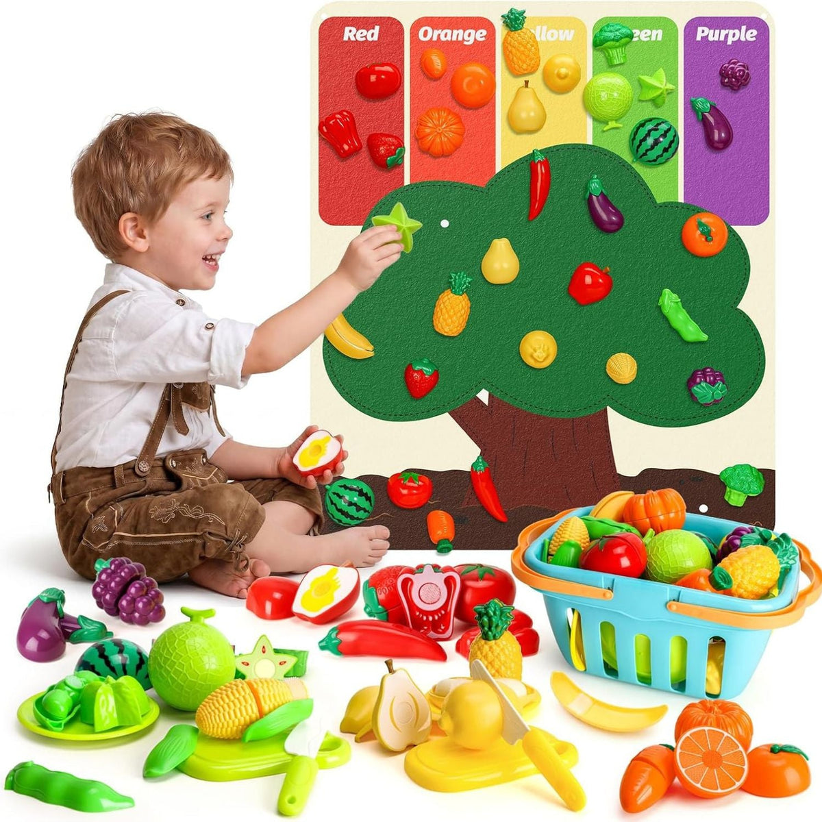 FilzKüche - Kreatives Lebensmittel-Spielset für Kinder