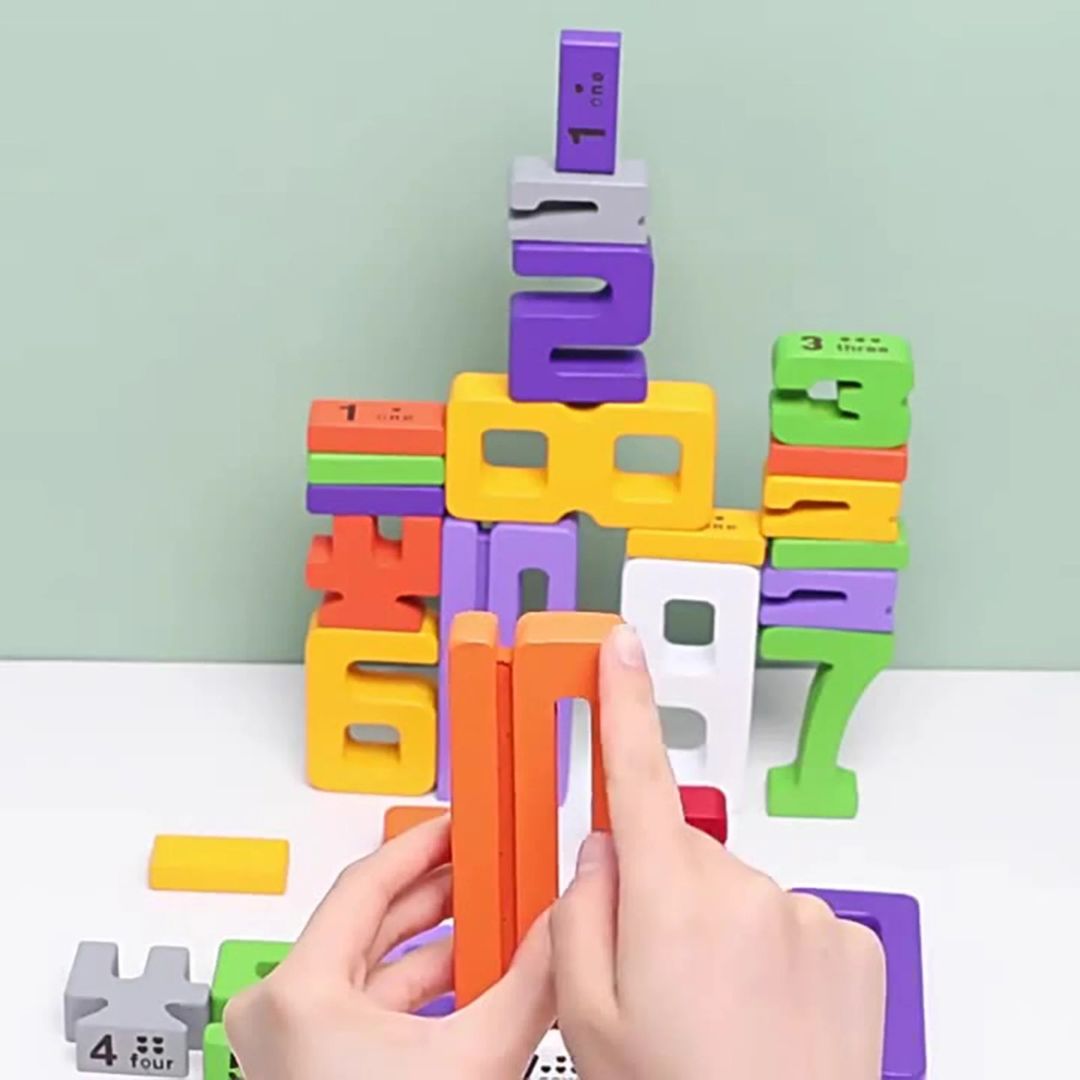 Montessori Zahlen Lernblöcke
