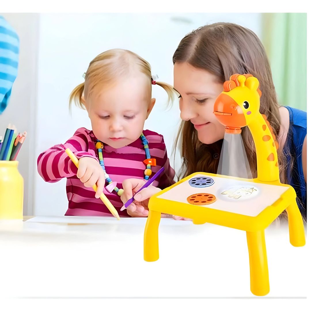 Tierischer Zeichentisch für Kinder