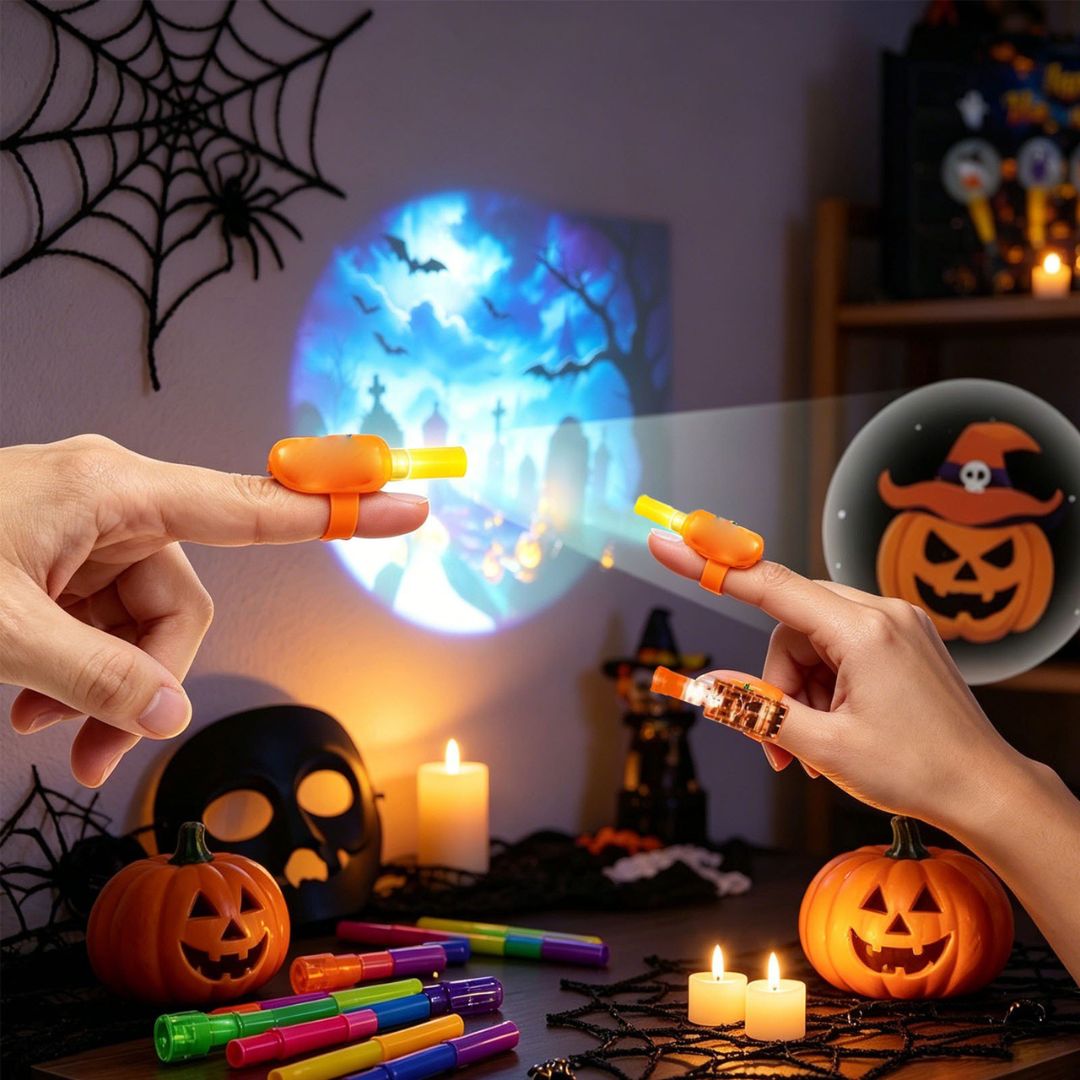 SpookyBeam - Halloween Finger-Projektor