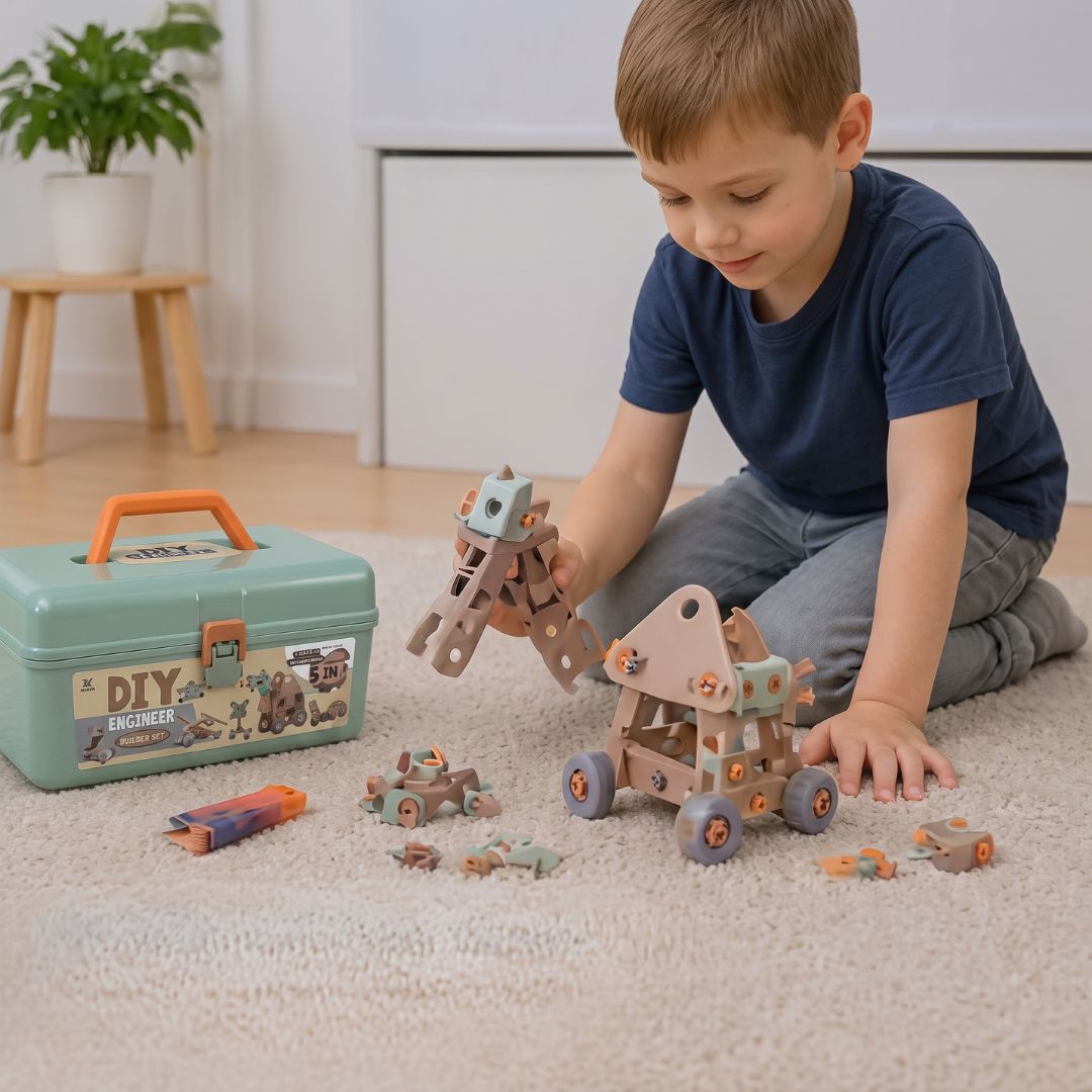 BauProfi - Werkzeugkoffer und Bauset für Kinder