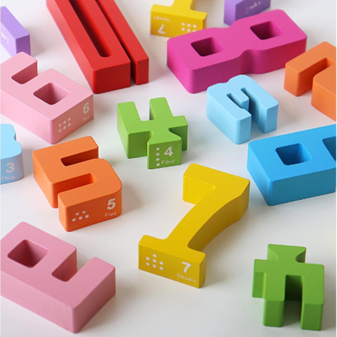 Montessori Zahlen Lernblöcke