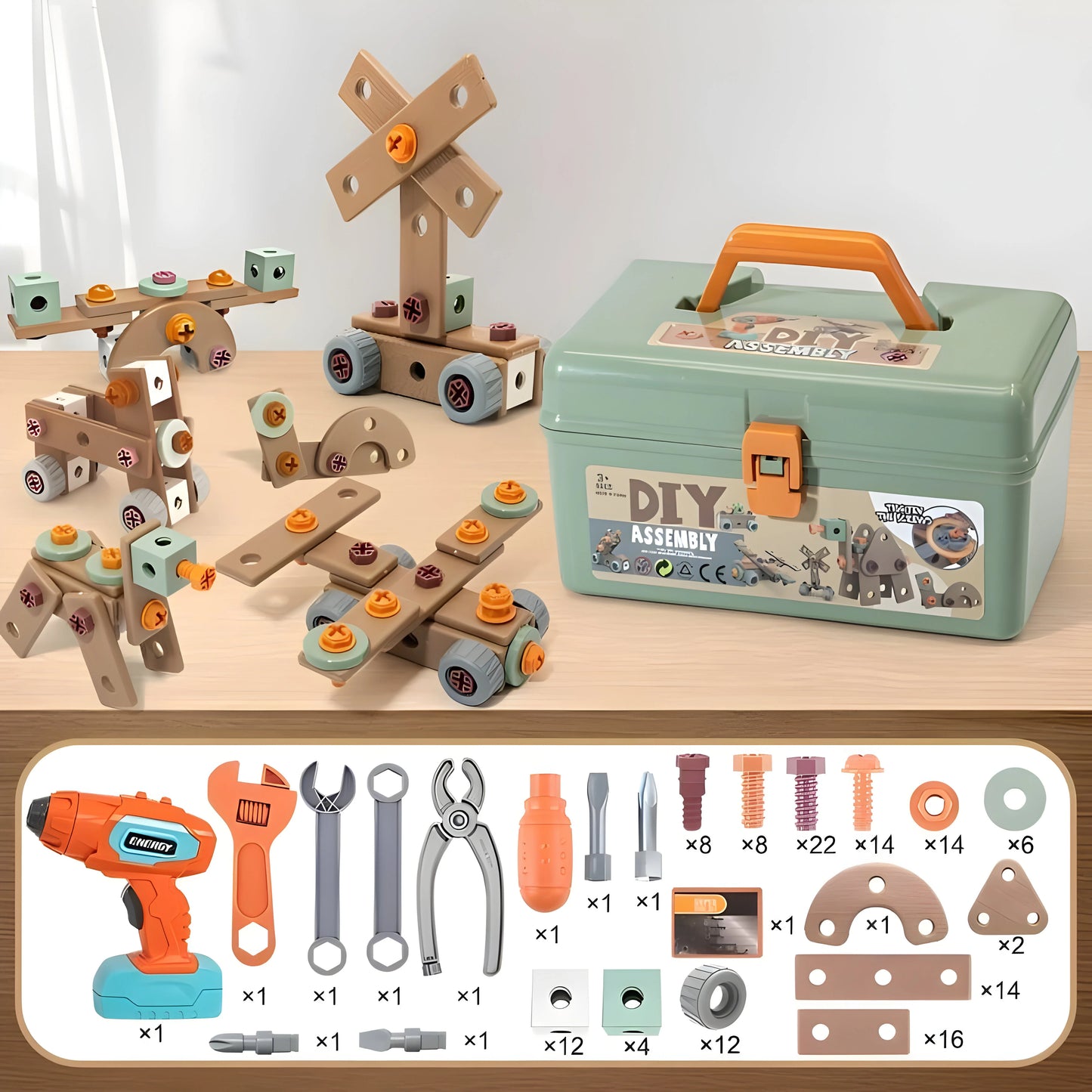 SchraubSpaß - Kreativer Baukasten für Kinder