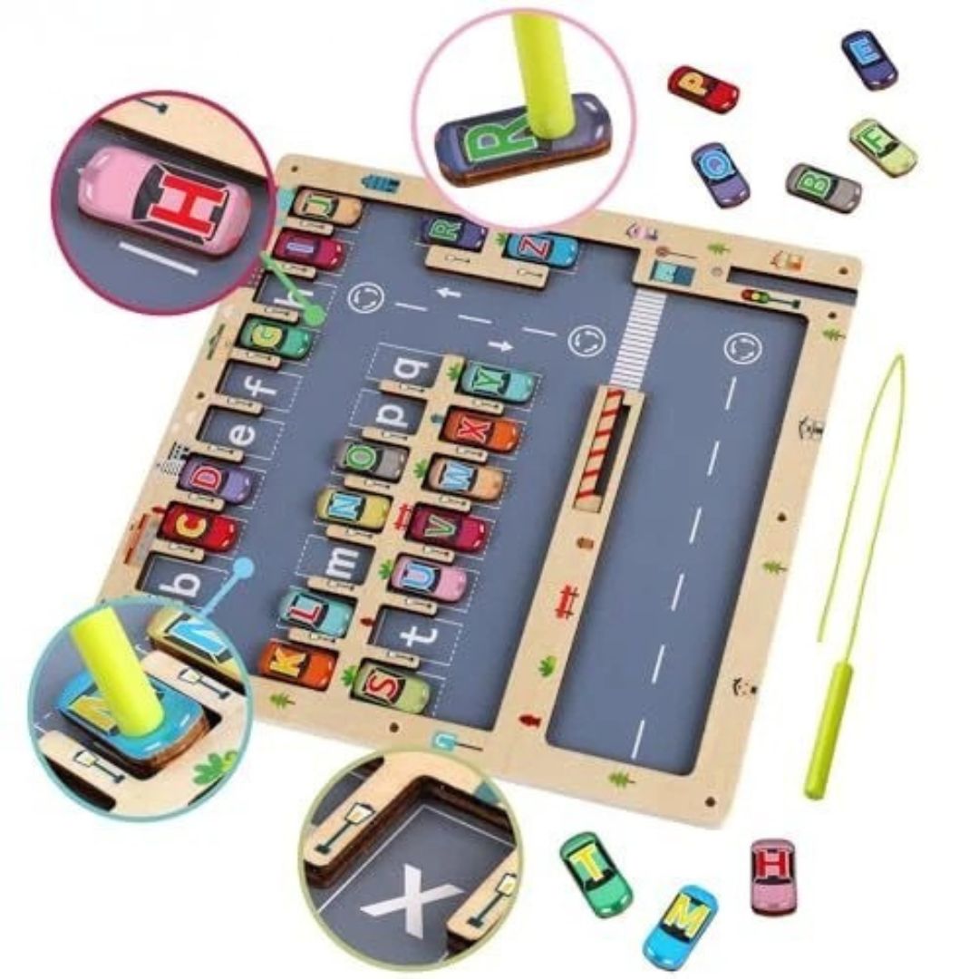 Magnetisches Auto Park Spiel