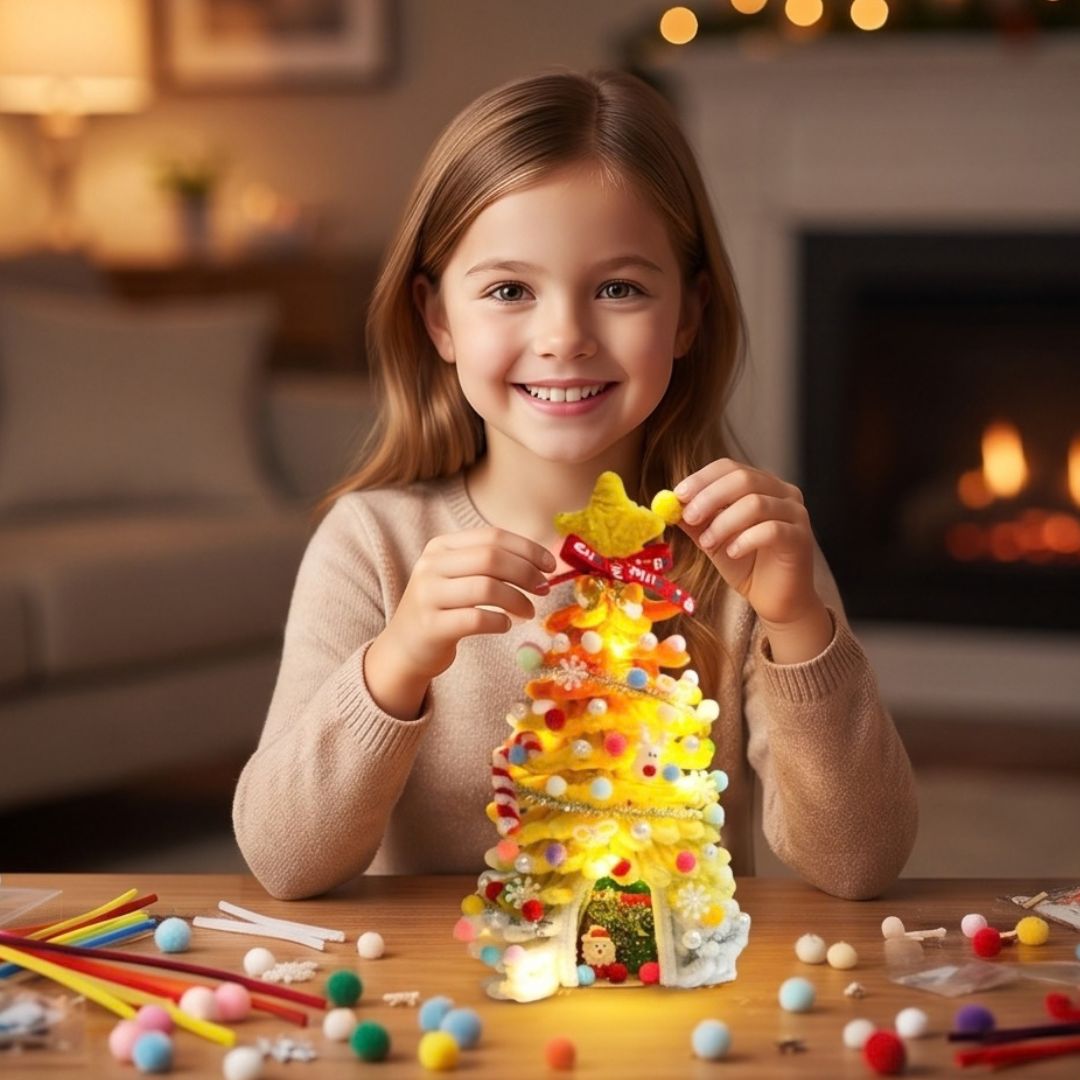 TannenZauber - DIY Weihnachtsbaum mit Lichterkette
