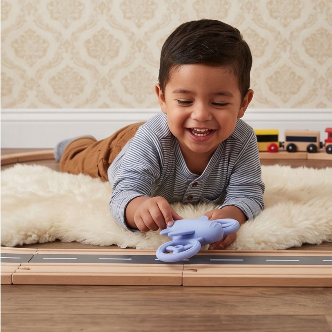 FlugFreund - Baby-Spielzeug mit Saugnapf