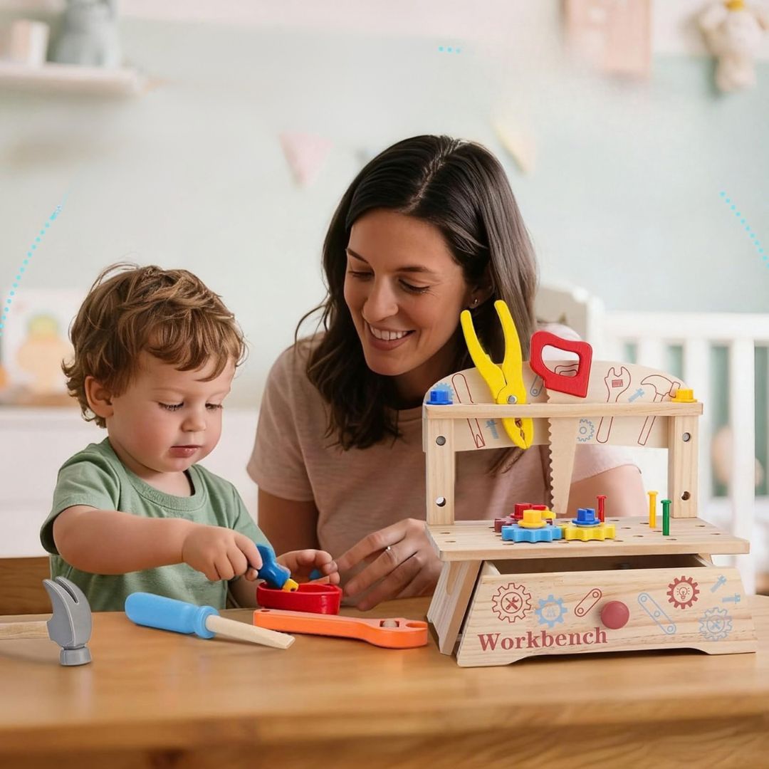HandwerkHeld - Kinder-Werkzeugset aus Holz