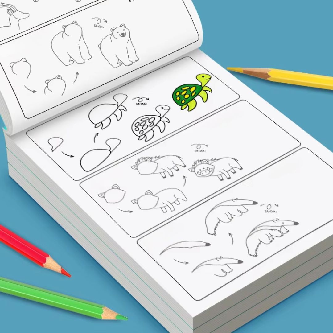 ZeichenZwerg - Mal- und Übungsbuch für Kinder
