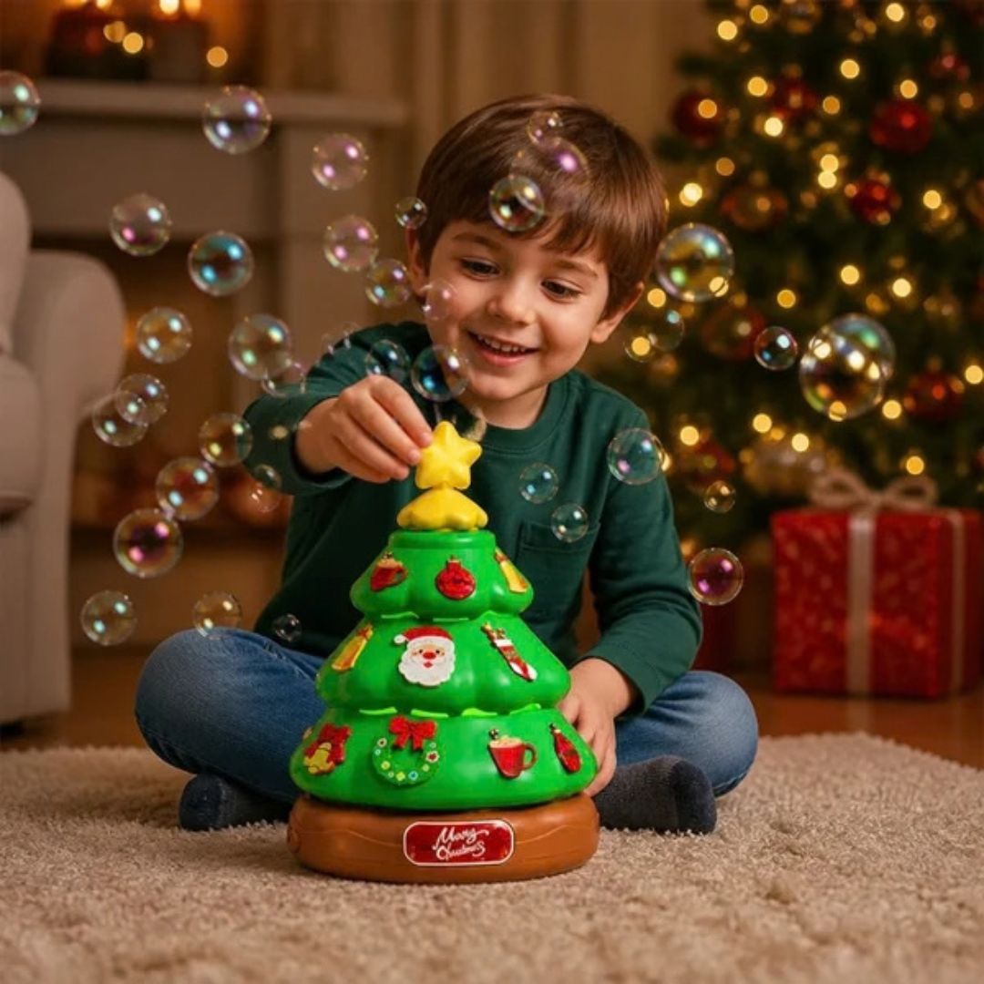 MerryBubbles - Weihnachtsbaum mit Musik und Seifenblasen