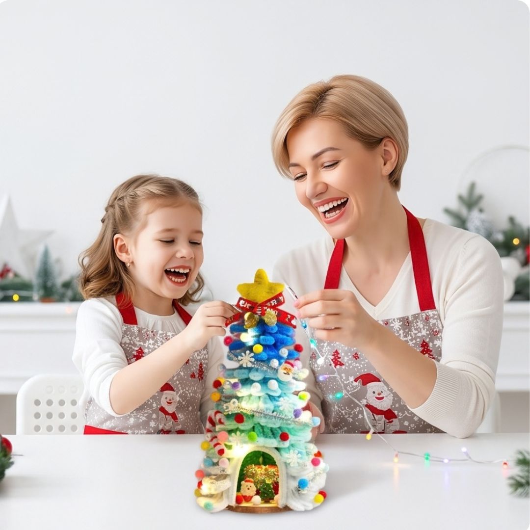 TannenZauber - DIY Weihnachtsbaum mit Lichterkette