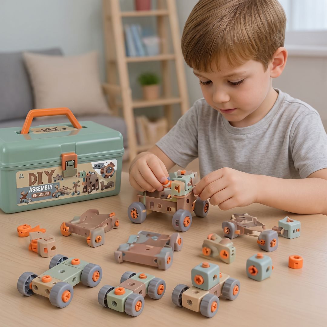 BauProfi - Werkzeugkoffer und Bauset für Kinder