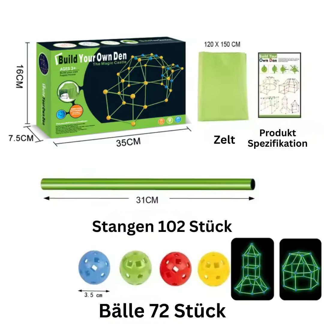 GalaxieZelt - Das leuchtende Abenteuerzelt