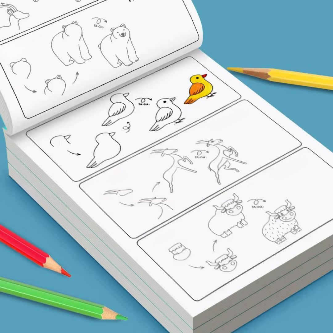ZeichenZwerg - Mal- und Übungsbuch für Kinder