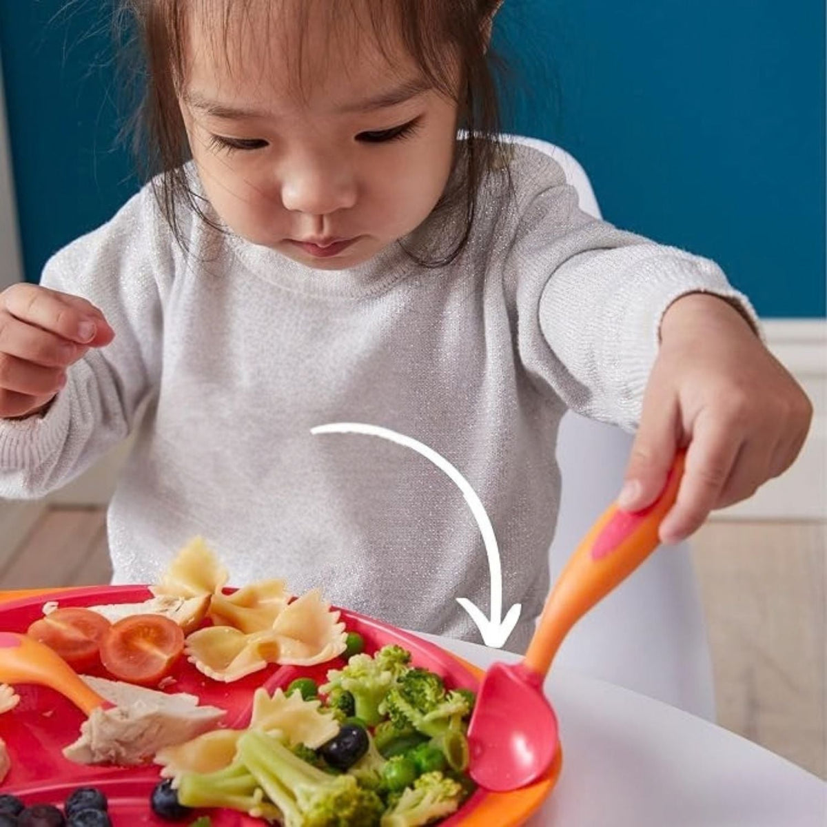 EasyScoop - Baby-Trainingslöffel gebogen