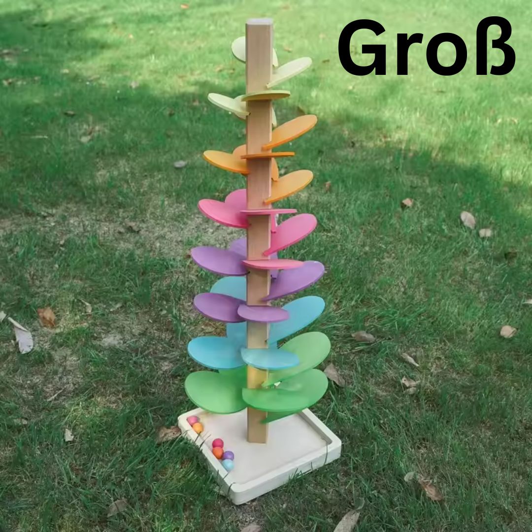 Montessori Murmel Turm aus Holz