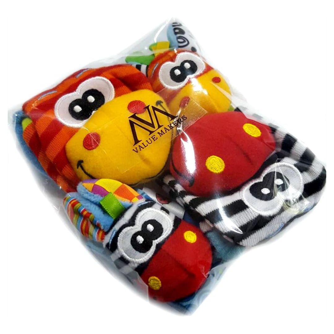 Fühl-Freunde – Sensorik-Socken & Armband für Babys