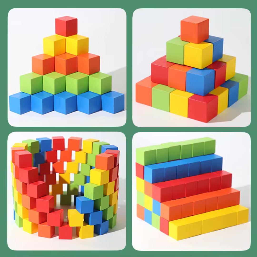 HolzWürfel - Kreatives Konstruktionsset für Kinder