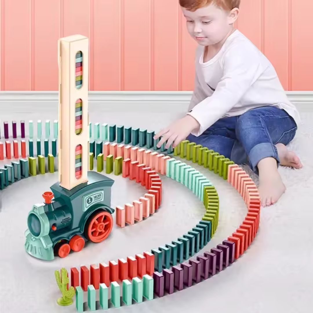 DominoBahn - Automatischer Domino-Zug