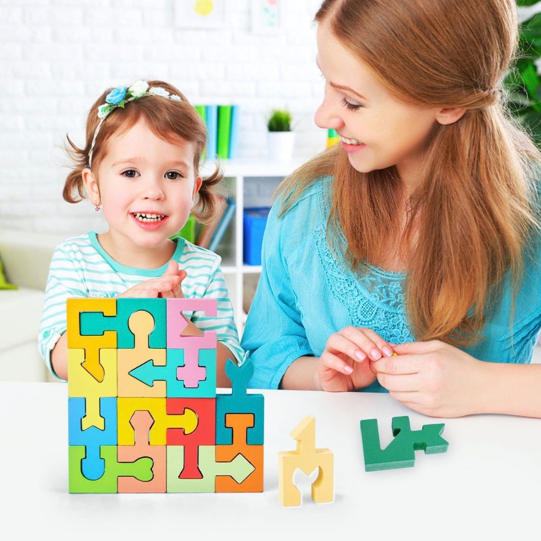 FormenBau - Montessori-Legepuzzle