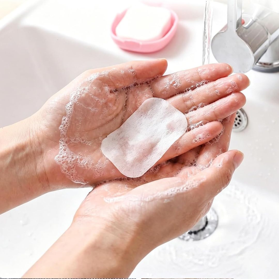 BubblyHands - Praktische Seifenblätter für unterwegs