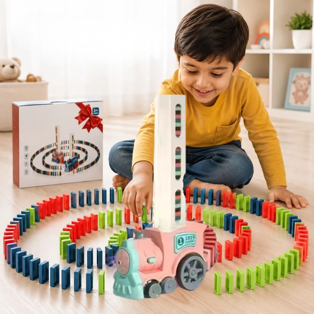 DominoBahn - Automatischer Domino-Zug