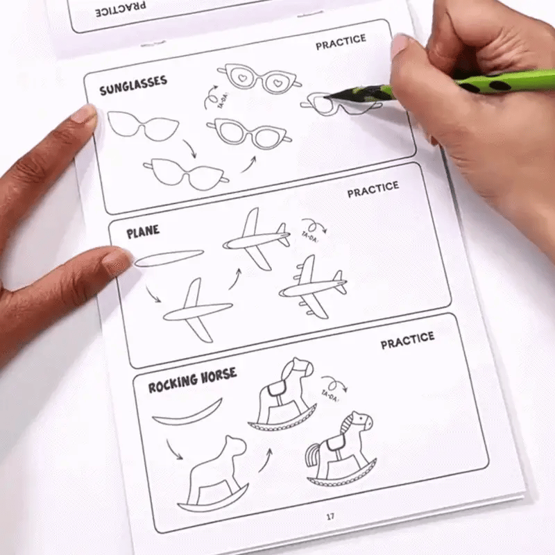 ZeichenZwerg - Mal- und Übungsbuch für Kinder
