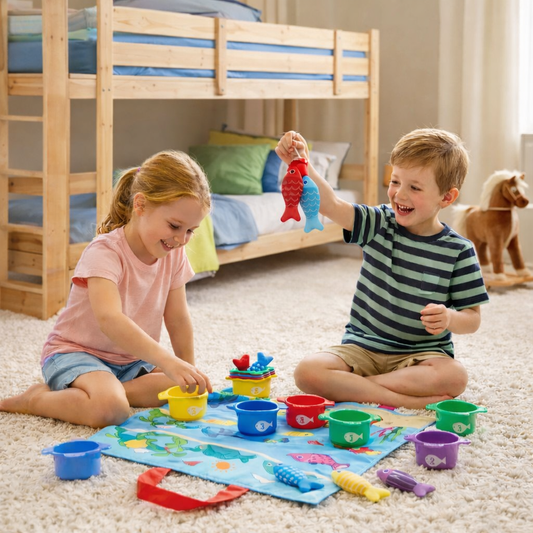 Kreatives Montessori Angelspiel