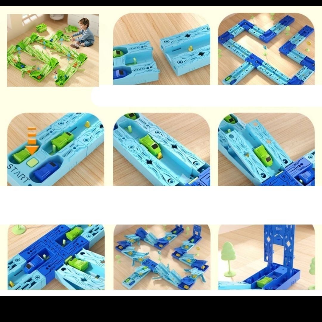 GravityRacer - Bau- & Rennstrecken-Set