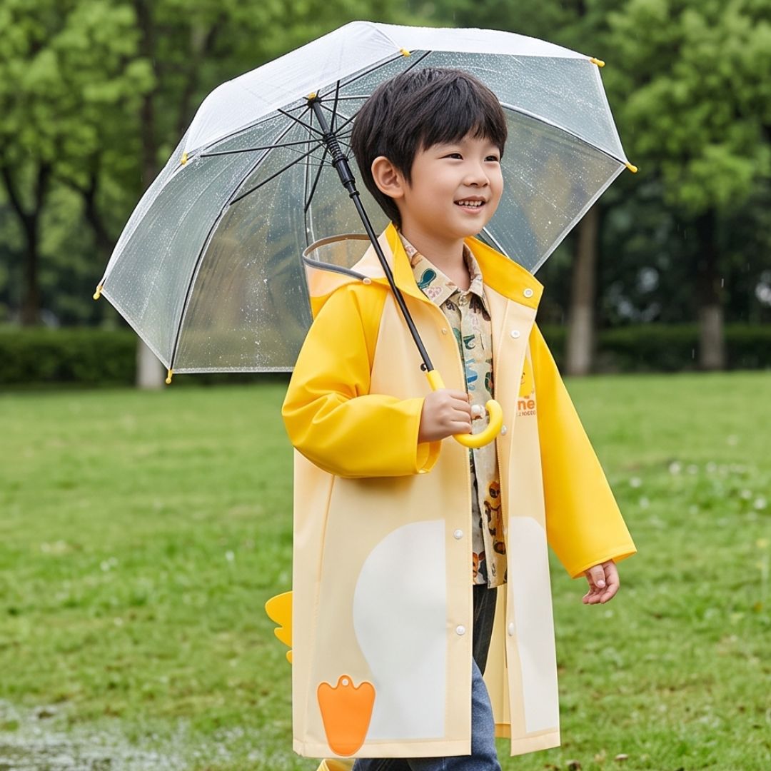 Tierische Kinder Regenjacke mit Wasserabweisung