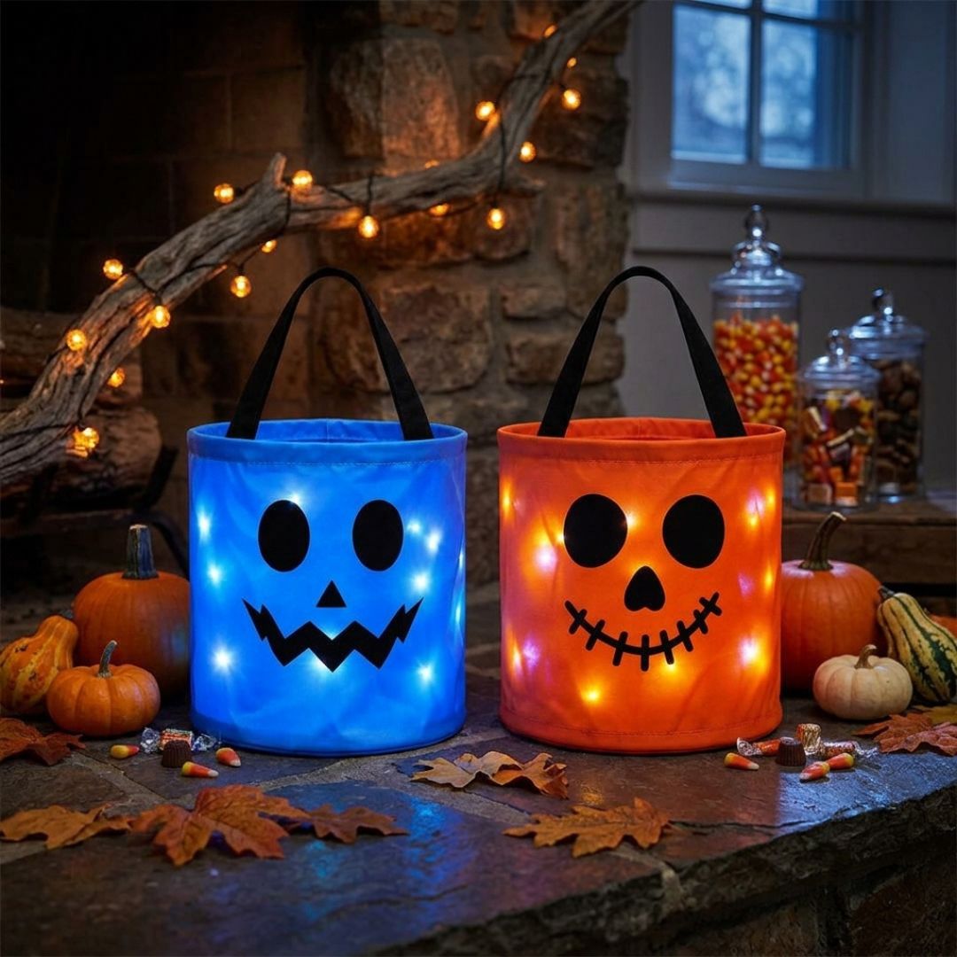GruselTüte - Leuchtende Halloween Süßigkeitentasche