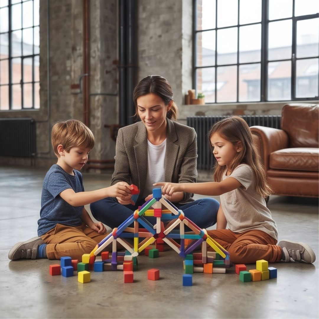 HolzWürfel - Kreatives Konstruktionsset für Kinder