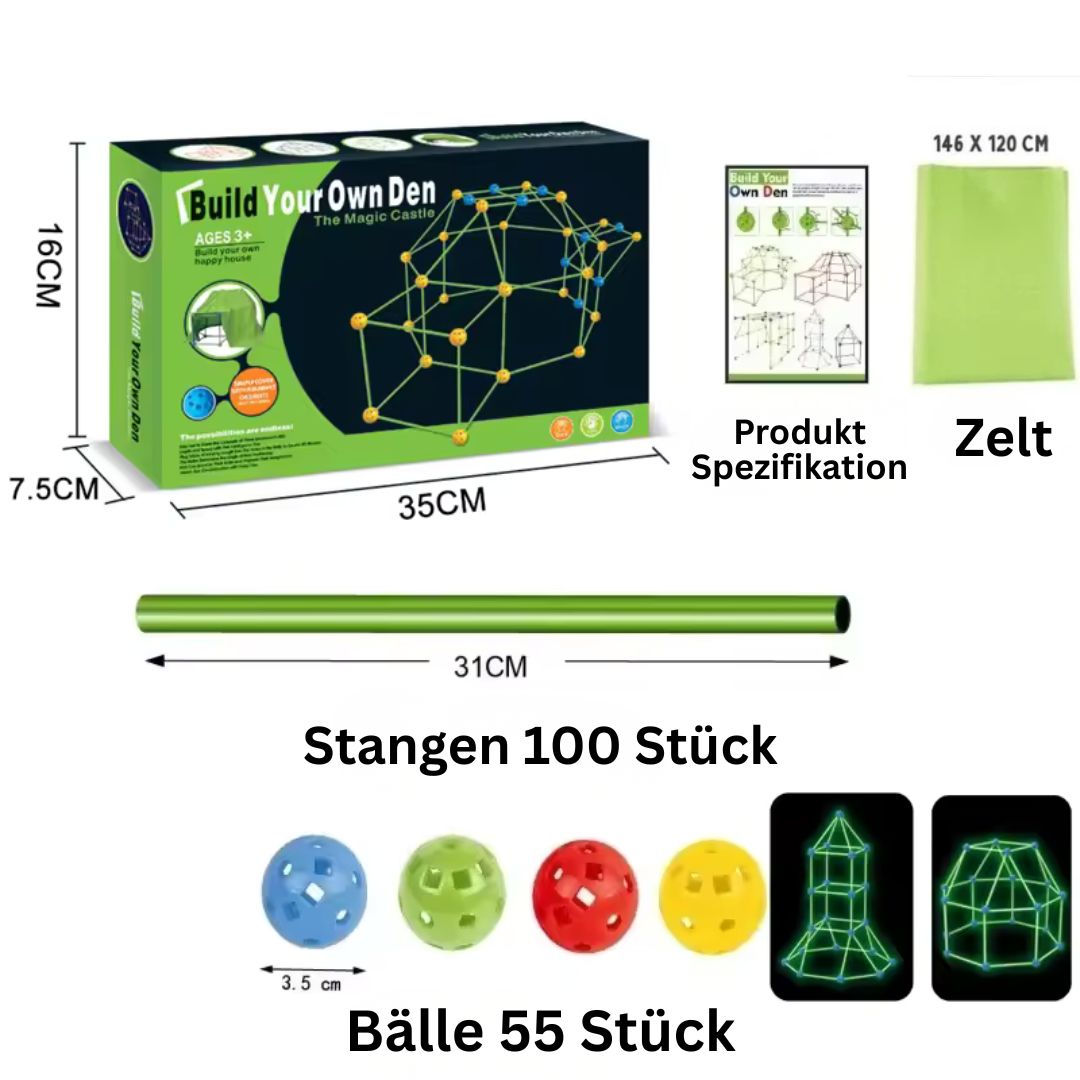 GalaxieZelt - Das leuchtende Abenteuerzelt