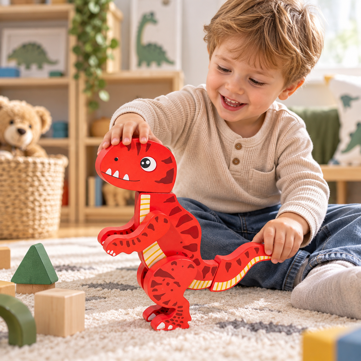 MagnaRex - Magnetische Dinosaurier-Bausteine