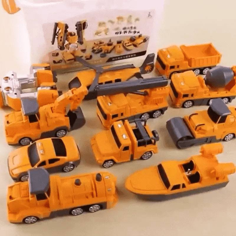 MagnetFlitzer - Magnetisches Baukasten-Set für Fahrzeuge