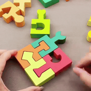 FormenBau - Montessori-Legepuzzle