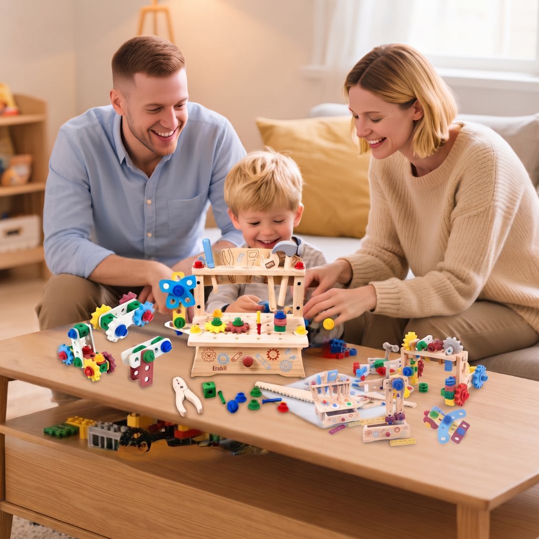 HandwerkHeld - Kinder-Werkzeugset aus Holz