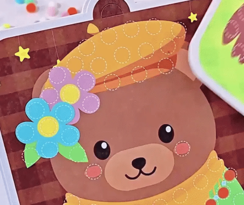 Flauschige Freunde - Kreatives Bastelset für Kinder