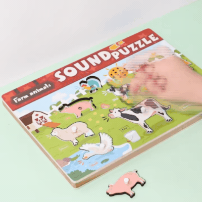 TonPuzzle - Interaktives Holzpuzzle mit Klang