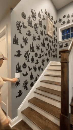 3D Wanddekoration für Halloween