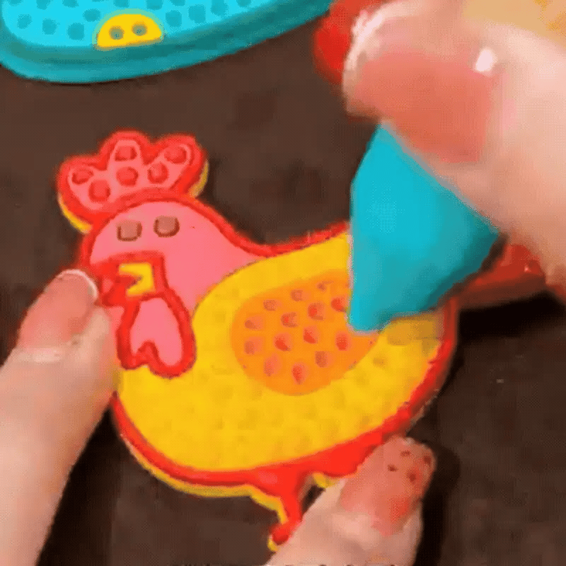 PerlenSpaß - DIY Klebe-Perlen Bastelset für Kinder