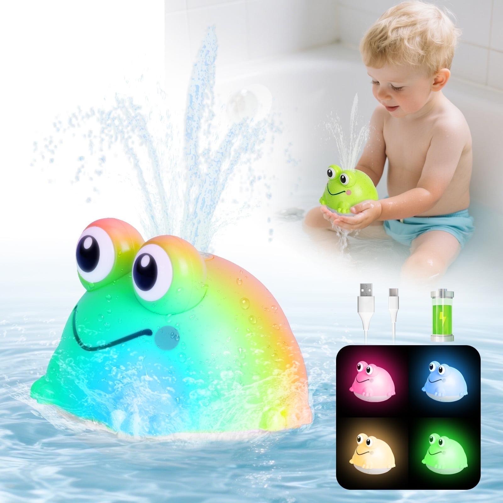 kinder wasser spielzeug FroschFontäne - Kinder Wasser Spielzeug mit LED Licht – PandaPiraten
