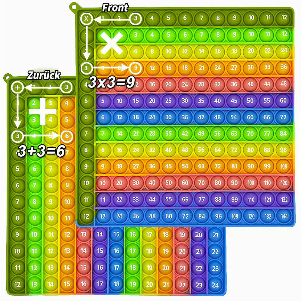 1x1 Mathe Lernspiel für unterwegs