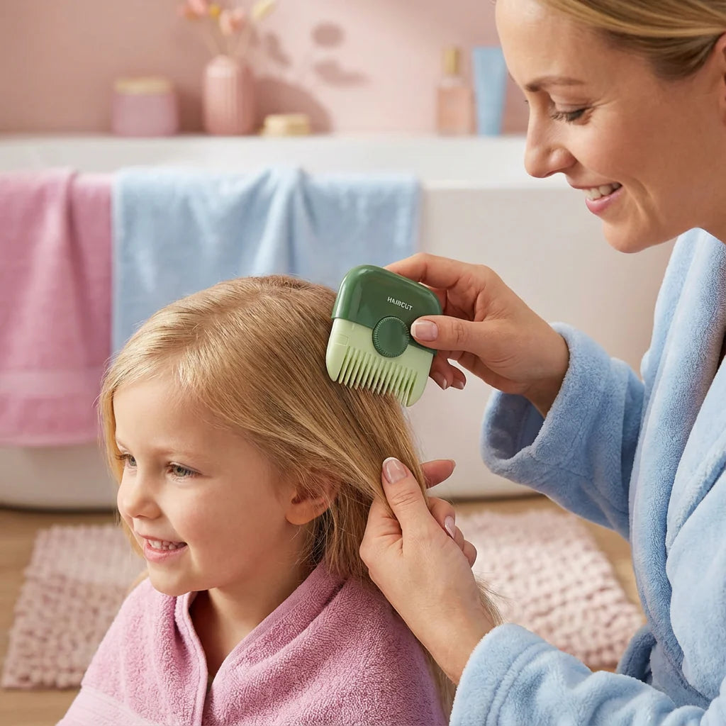 MiniFriseur Schneidekamm - sanftes Haareschneiden für Kinder