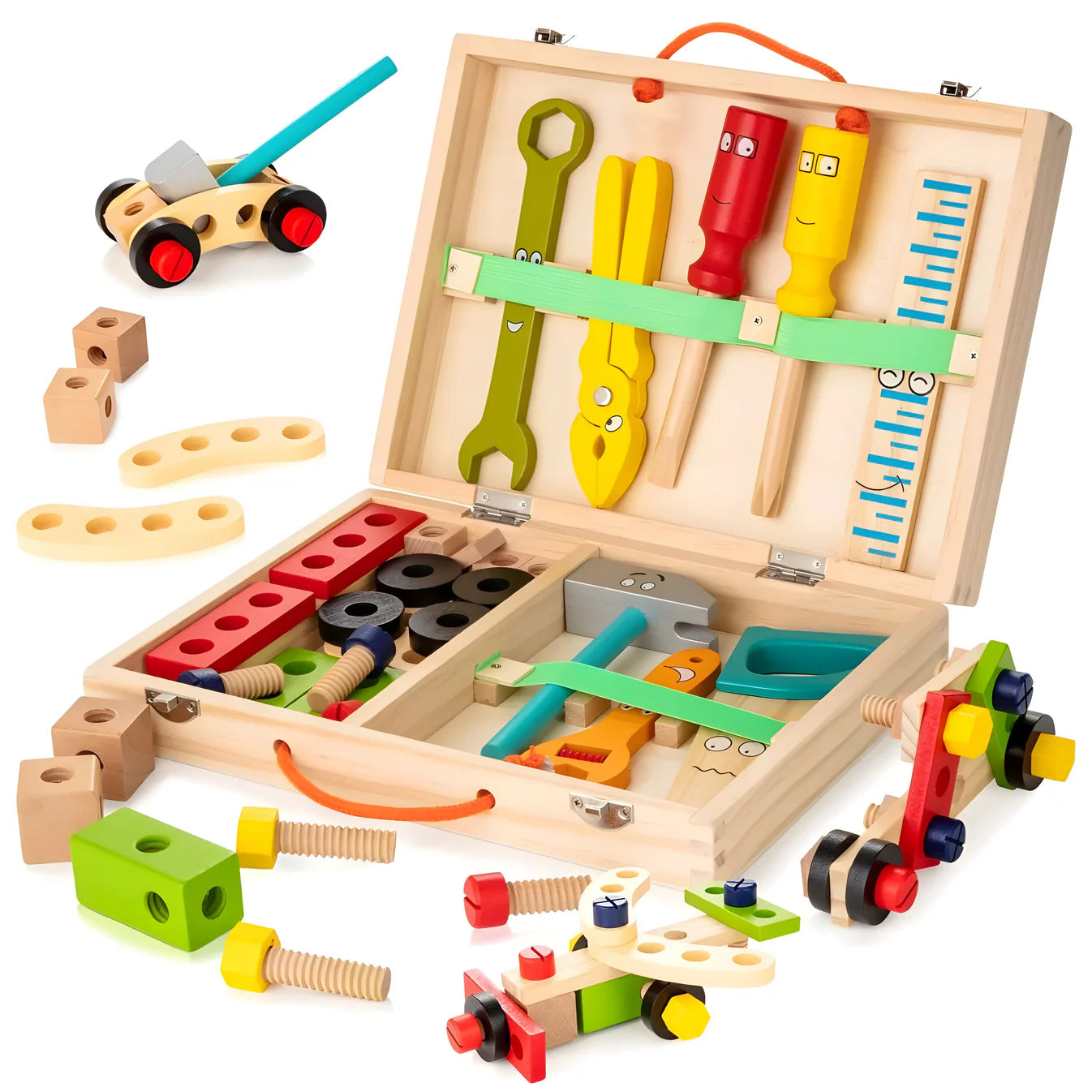 Montessori Spielkoffer aus Holz