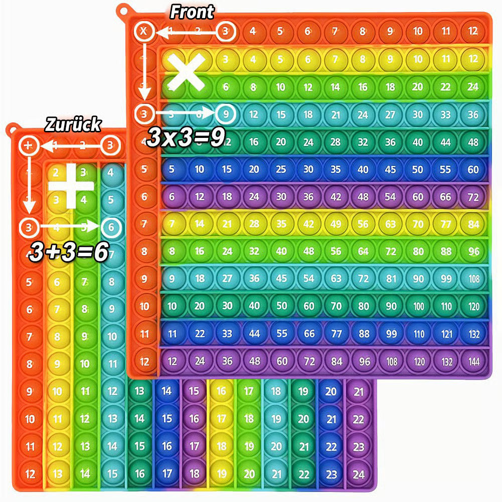 1x1 Mathe Lernspiel für unterwegs